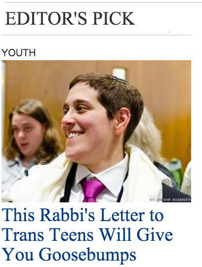 Image is of Rabbi Becky Silverstein