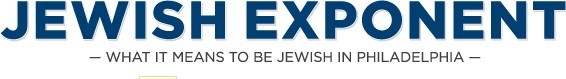 Image features text on a white background. Text reads "Jewish Exponent: What it means to be Jewish in Philadelphia"