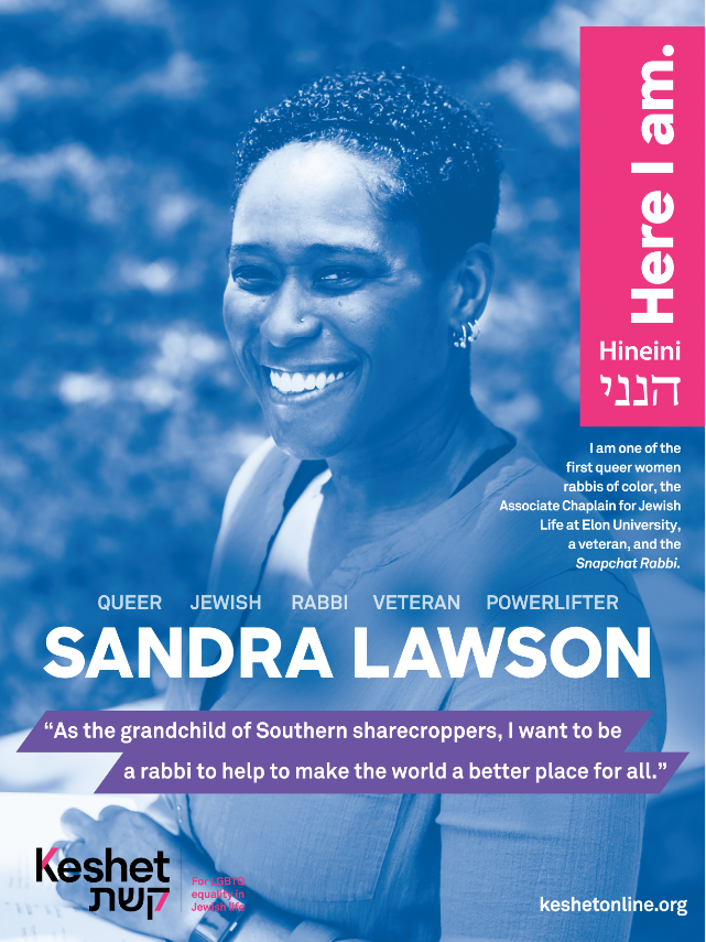 Sandra Lawson LGBTQ Jewish Hero poster