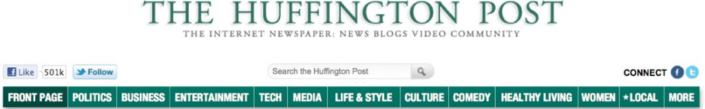 The Huffington Post Header