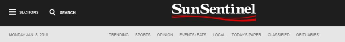 Sun Sentinel Header