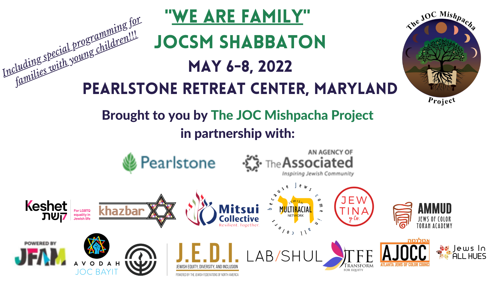 JOCSM Shabbaton We Are Family! Keshet