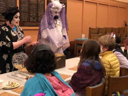 Why my synagogue hosted a drag story hour for Purim