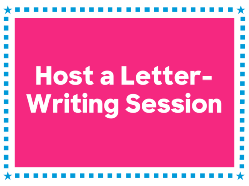 Host a Letter-Writing Session with Keshet and Vote Forward to Reach Prospective Voters!