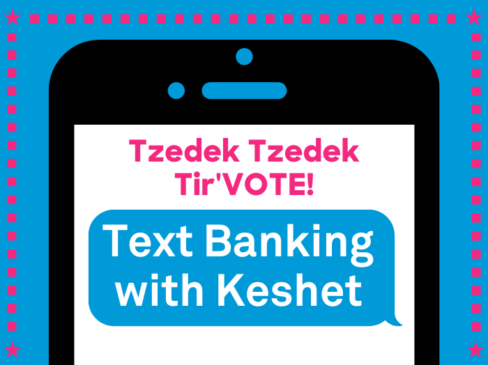 11/3 – Get out the Vote Text Bank with Keshet